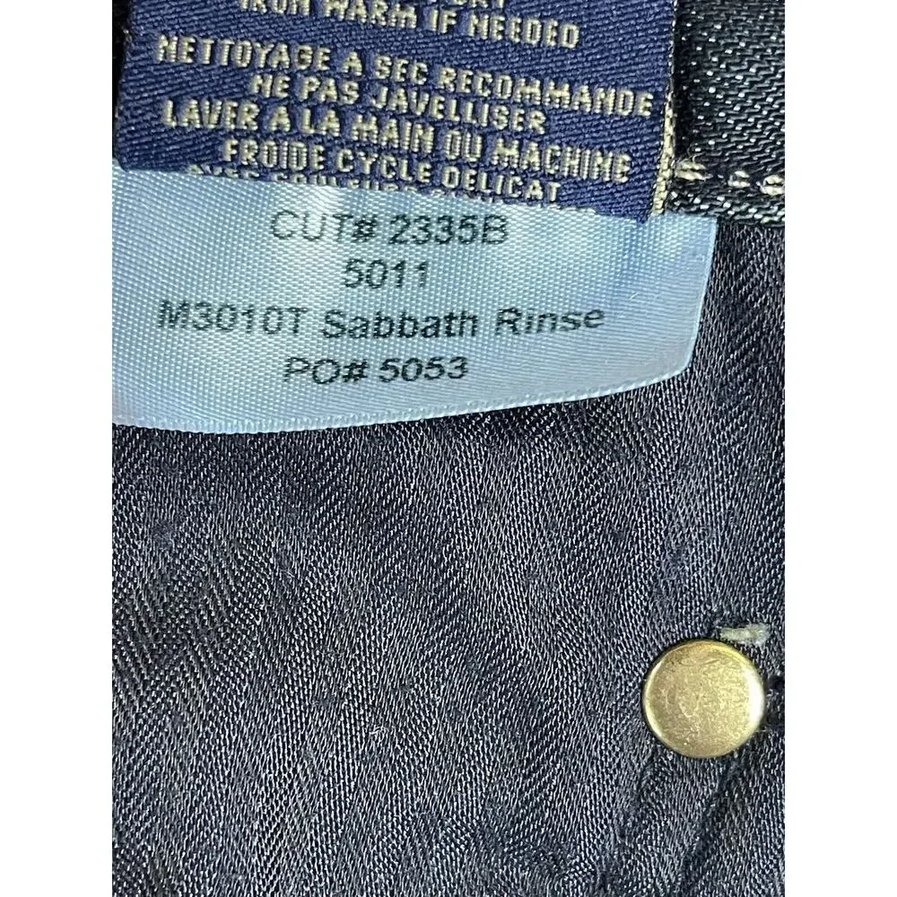 Fidelity Jeans Mens‎ 38 Blue 5011 Sabbath Rinse Straight Leg Mid Rise Denim